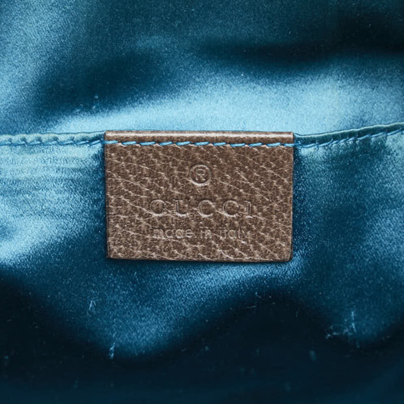 GUCCI Authentic Brown Leather Shoulder Bag - Picture 13 of 15